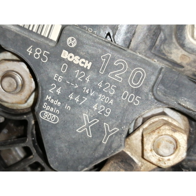 Recambio de alternador para opel astra h berlina elegance referencia OEM IAM 0124425005  