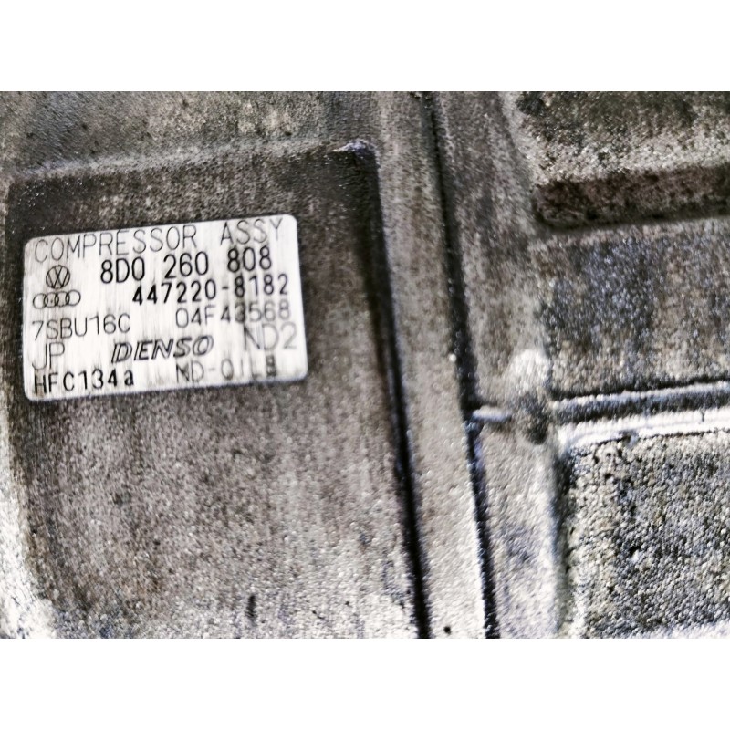 Recambio de compresor aire acondicionado para volkswagen passat berlina (3b3) advance referencia OEM IAM 8D0260805J 447170 63527