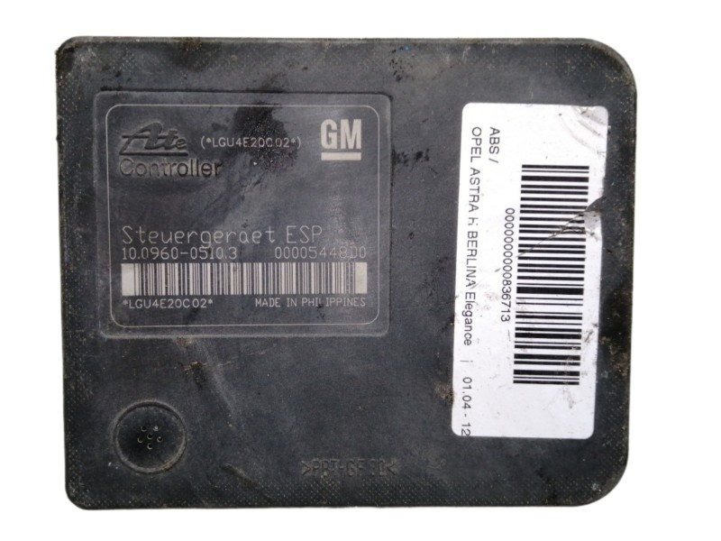 Recambio de abs para opel astra h berlina elegance referencia OEM IAM 10020601274  