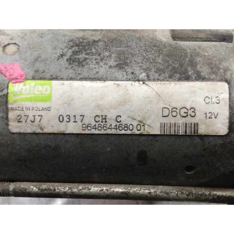 Recambio de motor arranque para citroën xsara picasso 1.6 16v exclusive referencia OEM IAM 964864468001 D6G3 27J70317CHC 