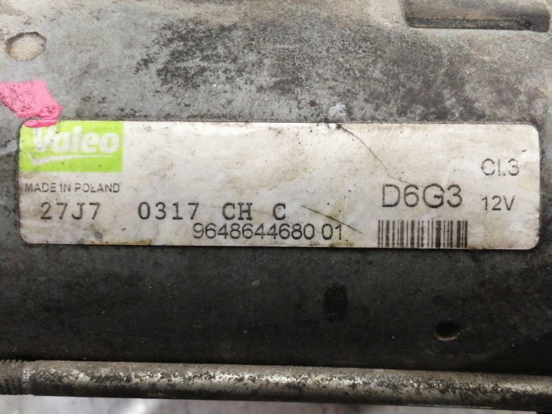 Recambio de motor arranque para citroën xsara picasso 1.6 16v exclusive referencia OEM IAM 964864468001 D6G3 27J70317CHC 