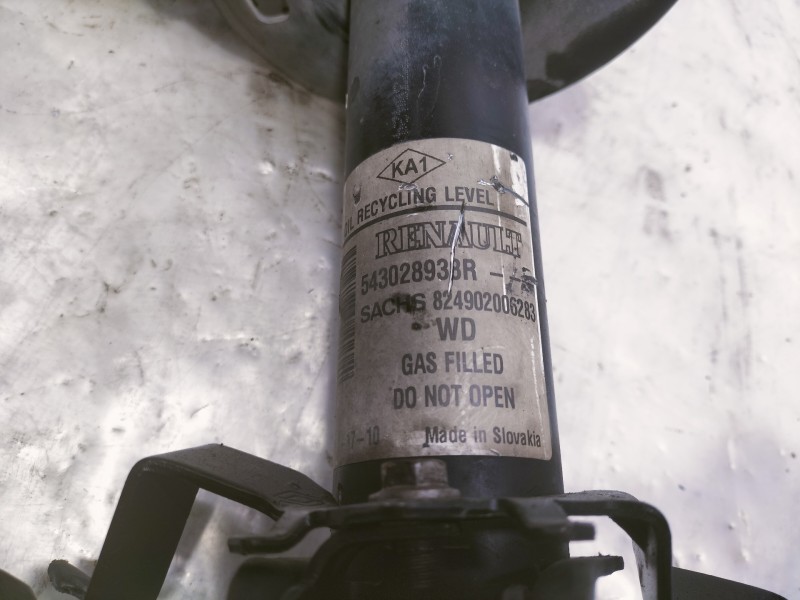 Recambio de amortiguador delantero derecho para dacia dokker access referencia OEM IAM 543028938R 824902006283 