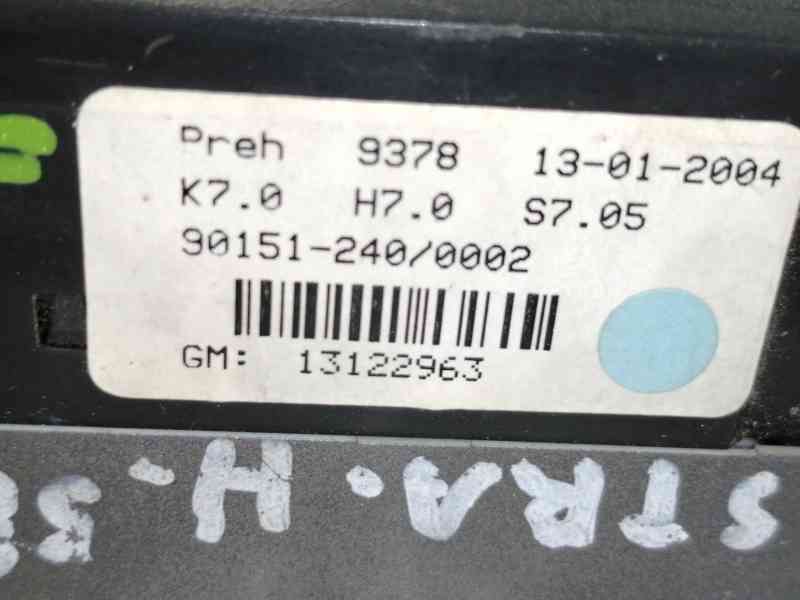 Recambio de mando calefaccion / aire acondicionado para opel astra h berlina elegance referencia OEM IAM 13122963  
