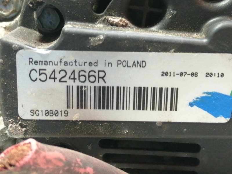 Recambio de alternador para renault scenic (ja..) 1.9 dci authentique referencia OEM IAM C542466R SG10B019 