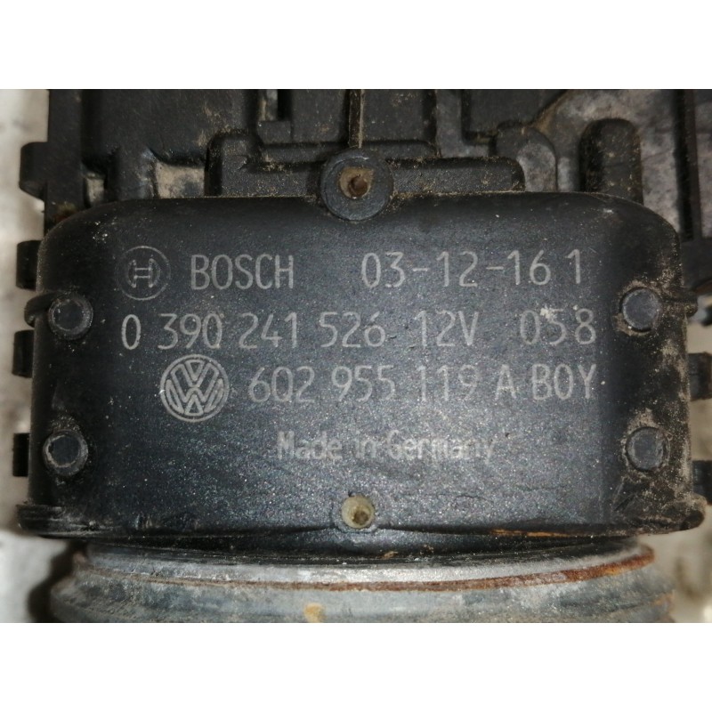 Recambio de motor limpia trasero para seat cordoba berlina (6l2) 1.9 tdi referencia OEM IAM 602955119A 0390241526 