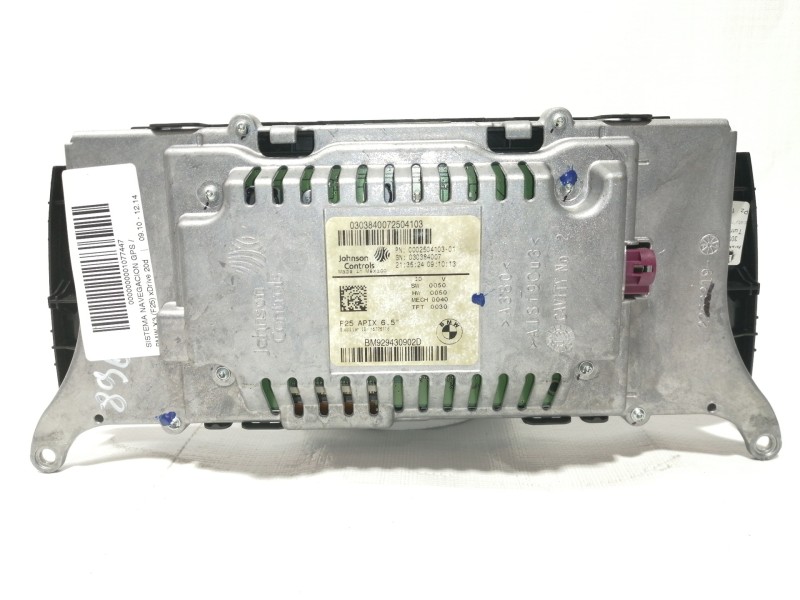 Recambio de sistema navegacion gps para bmw x3 (f25) xdrive 20d referencia OEM IAM 000250410301 929430902 / CI932378501 03036400
