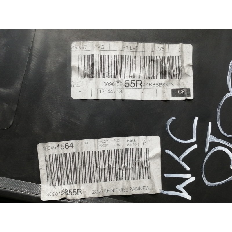 Recambio de guarnecido puerta delantera izquierda para dacia dokker access referencia OEM IAM 809019848R 809015855R 809019433R 8