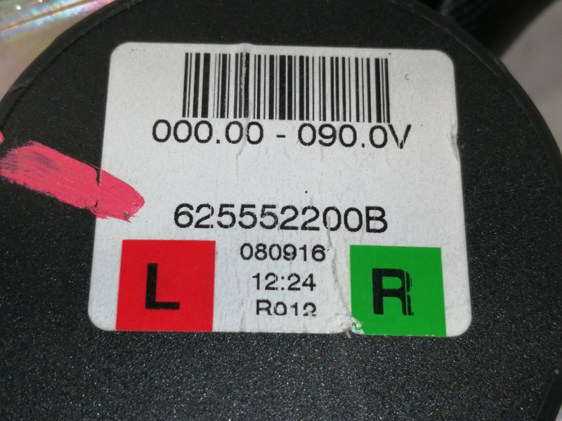 Recambio de cinturon seguridad trasero derecho para dacia dokker ambiance referencia OEM IAM 888416959R 625552200B 