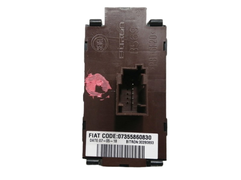 Recambio de mando multifuncion para citroën jumper kombi 33 l2h2 bluehdi 130 referencia OEM IAM 07355860830 30280893 