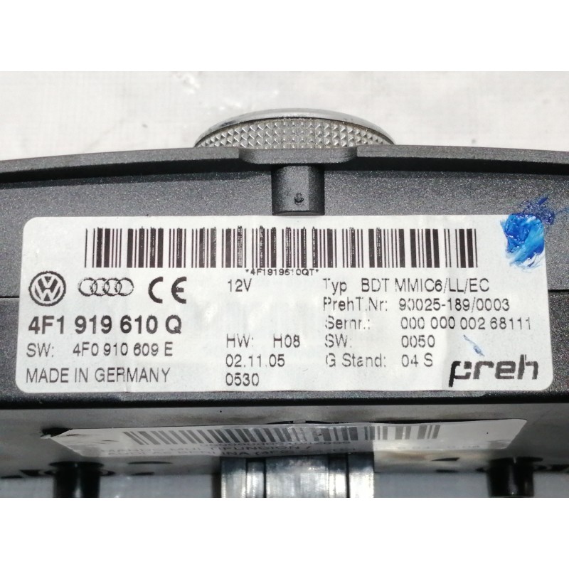 Recambio de mando multifuncion para audi a6 berlina (4f2) 2.0 tdi referencia OEM IAM 4F1919610  