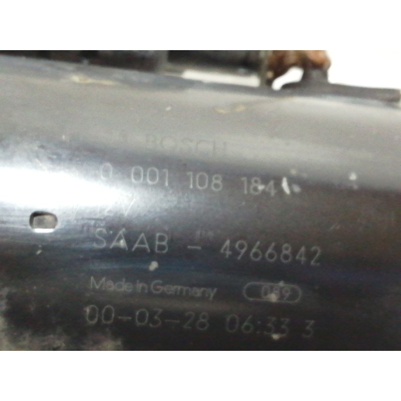 Recambio de motor arranque para saab 9-3 berlina 2.0 se turbo referencia OEM IAM 0001108184  
