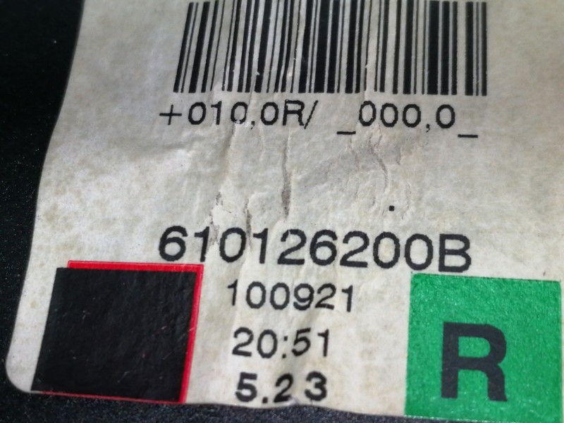 Recambio de cinturon seguridad delantero derecho para bmw serie 5 lim. (f10) 520d referencia OEM IAM 610126200B  