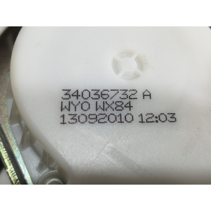 Recambio de cinturon seguridad trasero central para bmw serie 5 lim. (f10) 520d referencia OEM IAM 34036732A  
