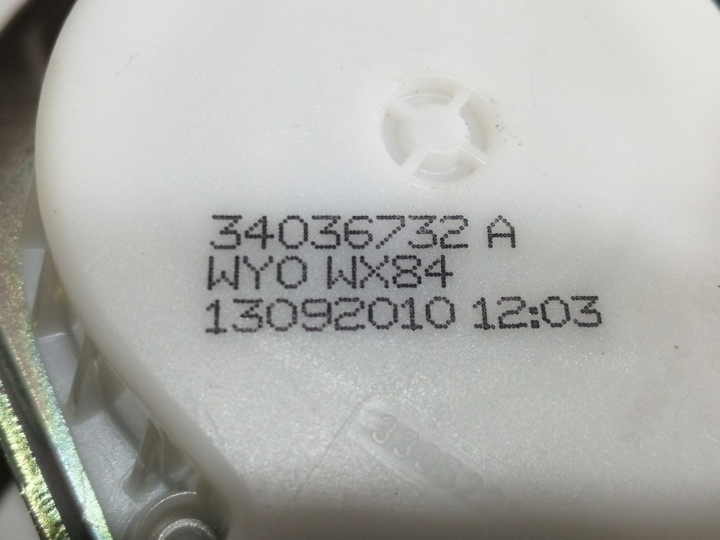 Recambio de cinturon seguridad trasero central para bmw serie 5 lim. (f10) 520d referencia OEM IAM 34036732A  
