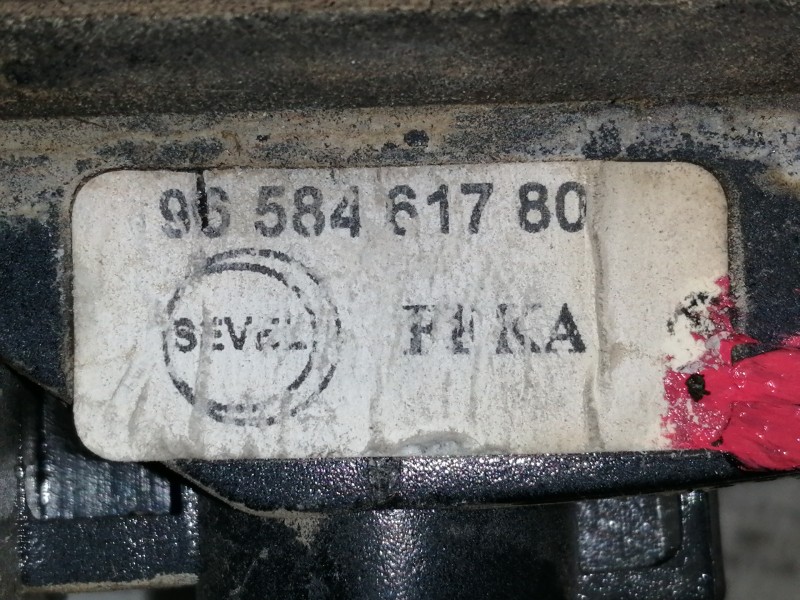 Recambio de piloto matricula para fiat scudo furgón (272) 10 business l1h1 90 multijet referencia OEM IAM 9658461780  