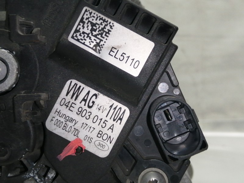 Recambio de alternador para seat ibiza (kj1) style referencia OEM IAM 04E903015A F000BL07DL 