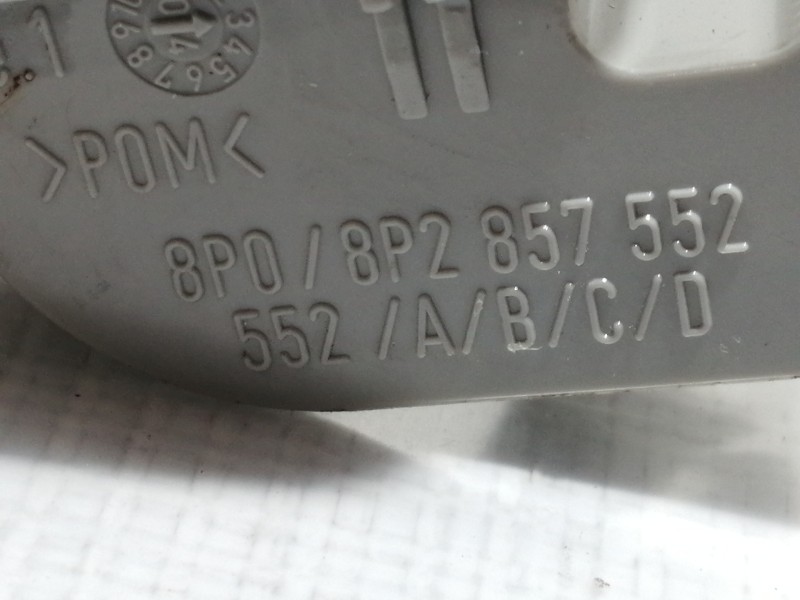 Recambio de parasol derecho para audi a3 (8p) 2.0 tdi ambiente referencia OEM IAM 8P2857552 8P0857552 