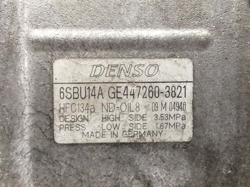 Recambio de compresor aire acondicionado para bmw serie 5 lim. (f10) 520d referencia OEM IAM GE4472603821 6SBU14A 