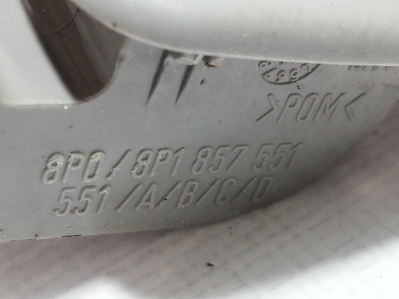 Recambio de parasol izquierdo para audi a3 (8p) 2.0 tdi ambiente referencia OEM IAM 8P1857551 8P0857551 