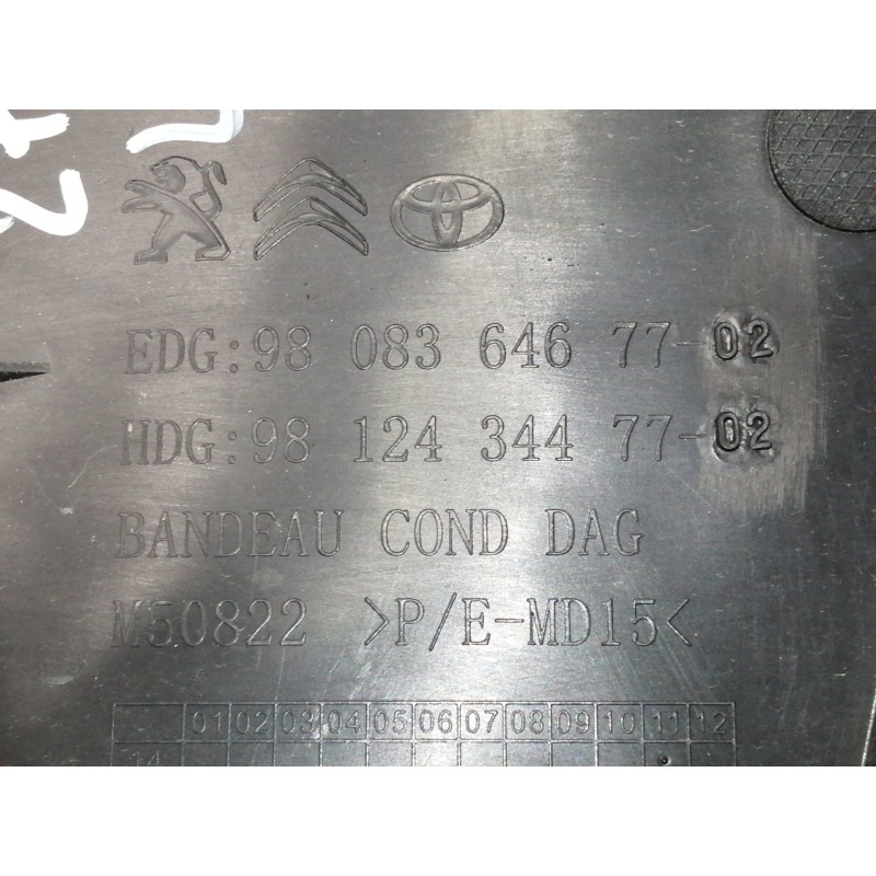 Recambio de moldura para opel vivaro furgón l express referencia OEM IAM 98083646ZD 9808364677 / 1684982XZD30581 9812434477