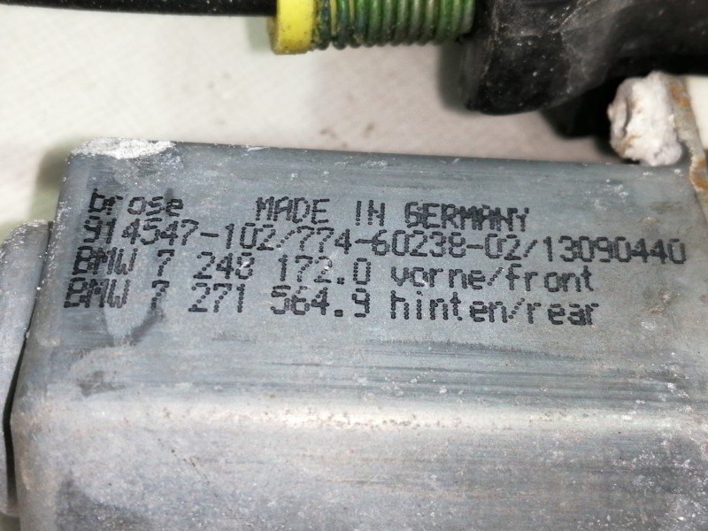 Recambio de elevalunas delantero derecho para bmw serie 5 lim. (f10) 520d referencia OEM IAM 914547102 72481720 942889100