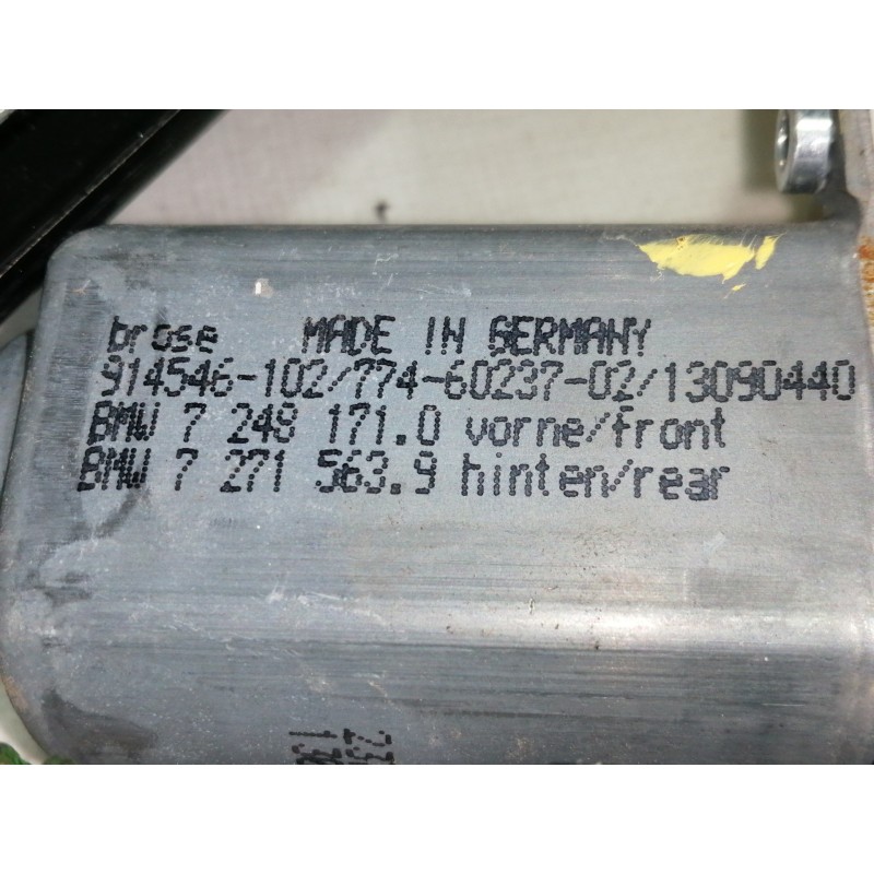 Recambio de elevalunas delantero izquierdo para bmw serie 5 lim. (f10) 520d referencia OEM IAM 914546102 77460237 72481710