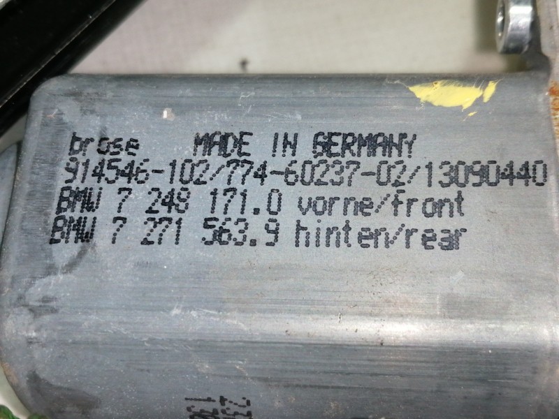 Recambio de elevalunas delantero izquierdo para bmw serie 5 lim. (f10) 520d referencia OEM IAM 914546102 77460237 72481710