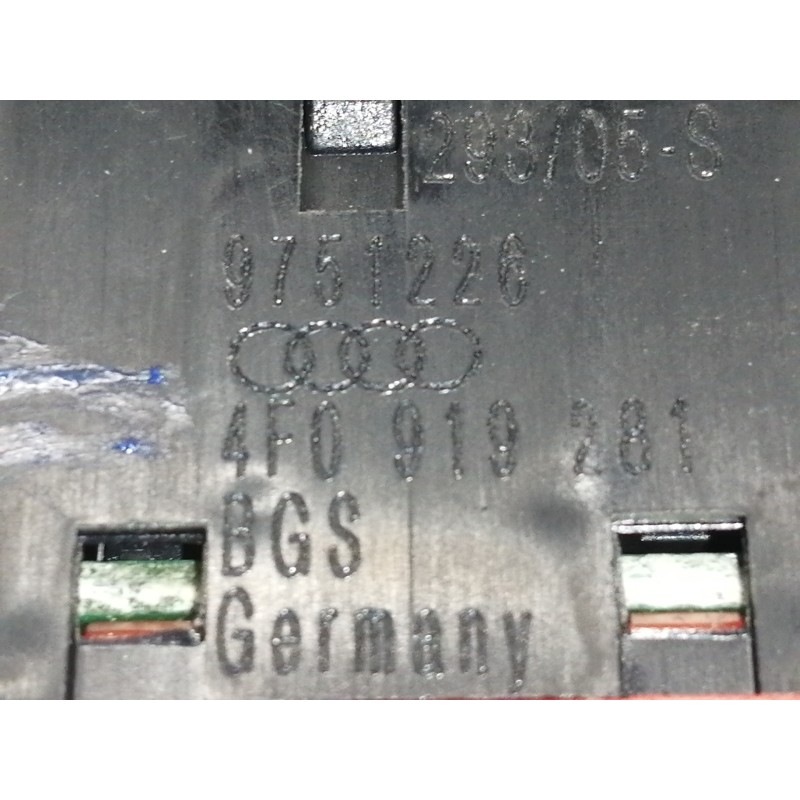 Recambio de interruptor para audi a6 berlina (4f2) 2.0 tdi referencia OEM IAM 4F0919281  