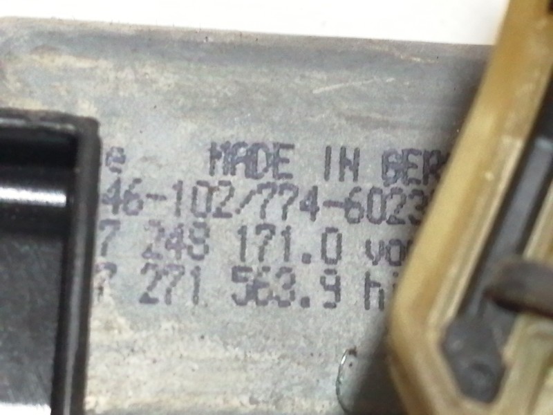 Recambio de elevalunas trasero izquierdo para bmw serie 5 lim. (f10) 520d referencia OEM IAM 914546102 7248171 942888100