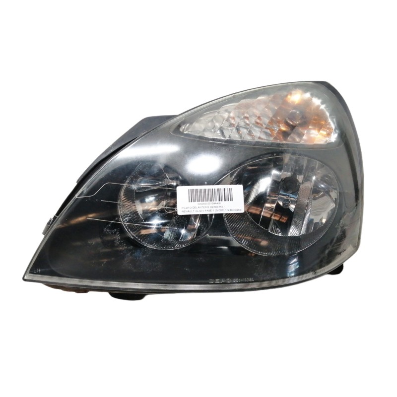 Recambio de faro izquierdo para renault clio ii fase ii (b/cb0) 1.5 dci diesel referencia OEM IAM 085511138L 7701054058 