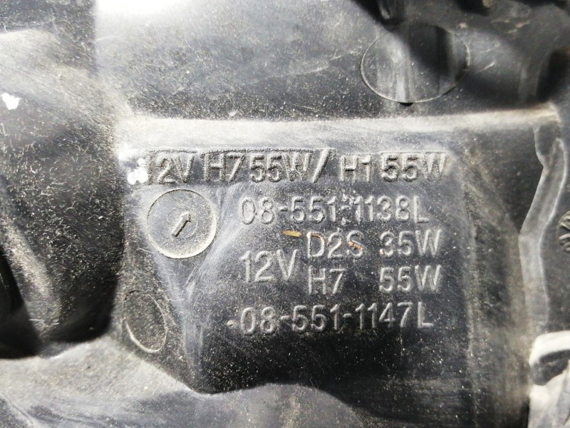 Recambio de faro izquierdo para renault clio ii fase ii (b/cb0) 1.5 dci diesel referencia OEM IAM 085511138L 7701054058 