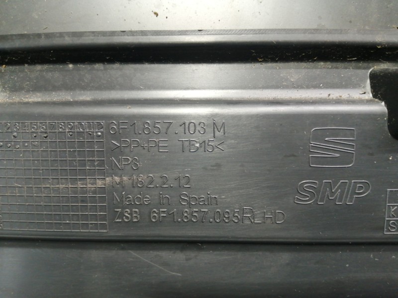 Recambio de guantera para seat ibiza (kj1) style referencia OEM IAM 6F1857103M 6F1857095R 