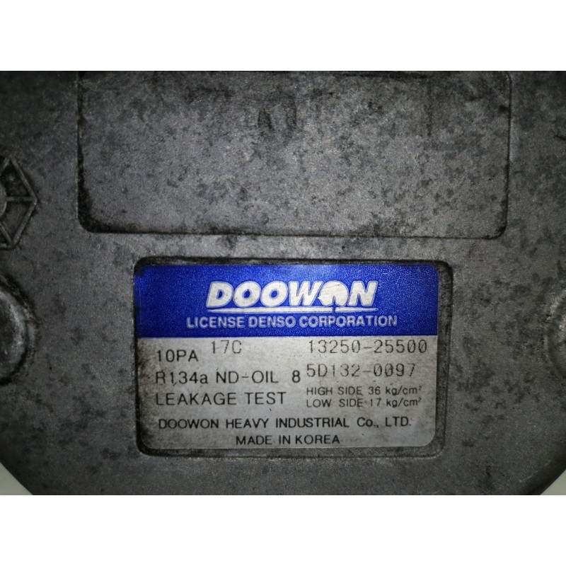 Recambio de compresor aire acondicionado para kia carnival ii 2.9 cdri ex referencia OEM IAM 1325025500  