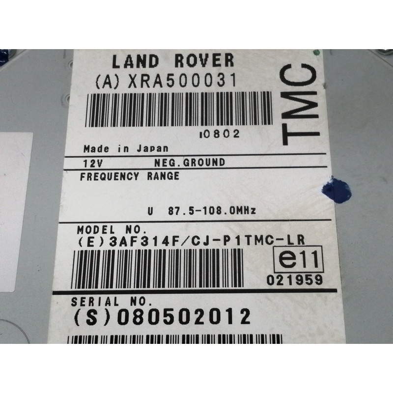 Recambio de modulo electronico para land rover range rover sport v8 td hse referencia OEM IAM XRA500031  