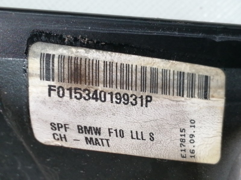Recambio de retrovisor izquierdo para bmw serie 5 lim. (f10) 520d referencia OEM IAM F01534019931P F0153401 