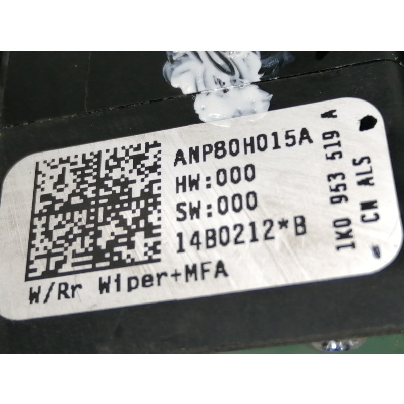 Recambio de mando limpia para volkswagen golf v berlina (1k1) trendline referencia OEM IAM 1K0953519A  