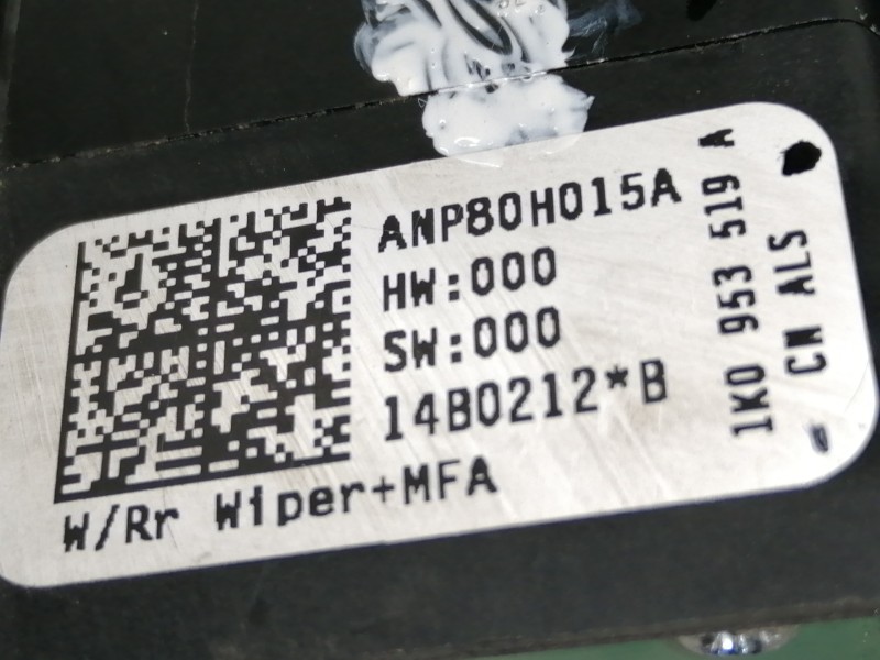 Recambio de mando limpia para volkswagen golf v berlina (1k1) trendline referencia OEM IAM 1K0953519A  