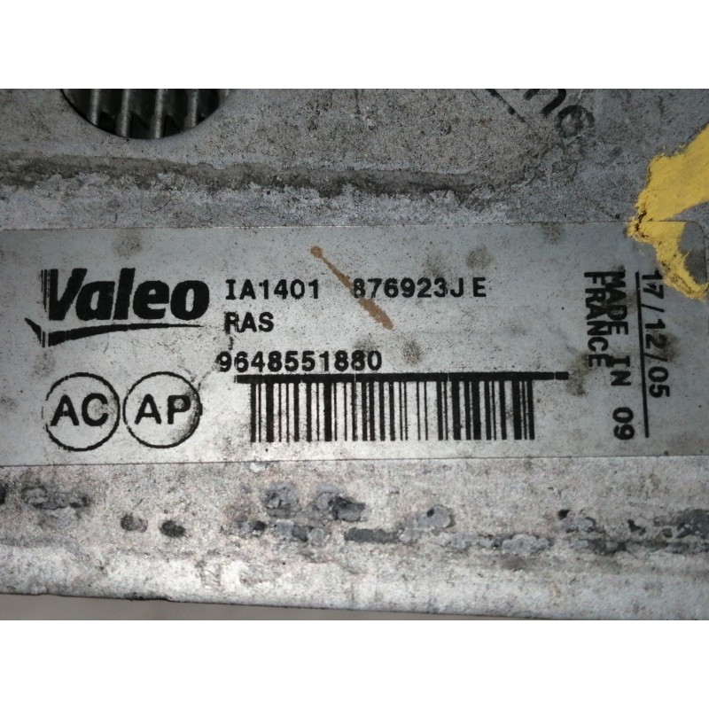 Recambio de intercooler para peugeot 307 berlina (s2) xsi referencia OEM IAM 9648551880 876923JE IA1401876923JE 