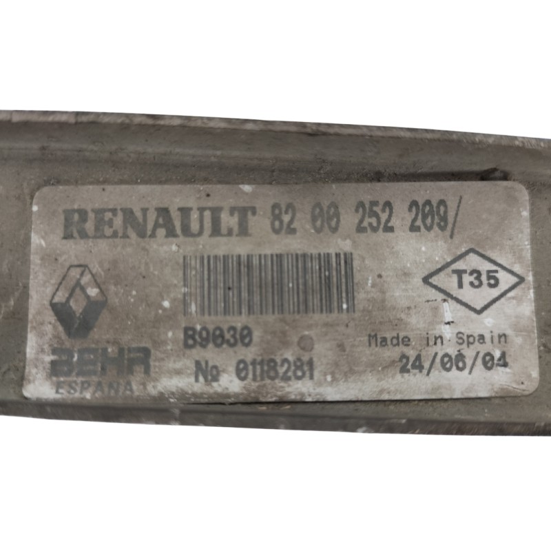 Recambio de intercooler para renault clio ii fase ii (b/cb0) authentique referencia OEM IAM 8200252209  