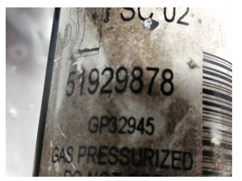 Recambio de amortiguador delantero izquierdo para fiat fiorino sx furg. referencia OEM IAM 51929878  