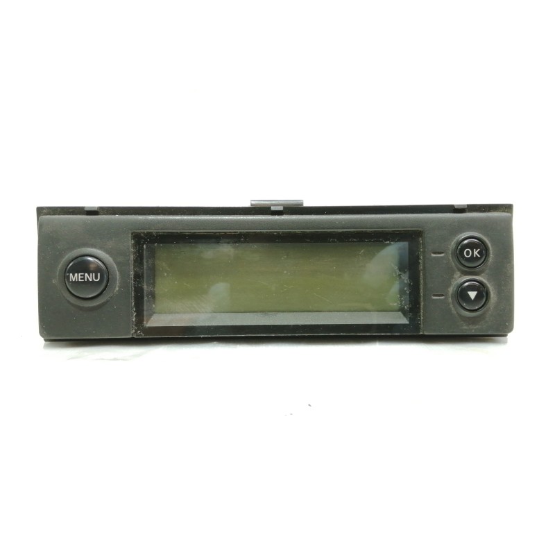 Recambio de pantalla multifuncion para nissan micra (k12e) acenta referencia OEM IAM AX609  