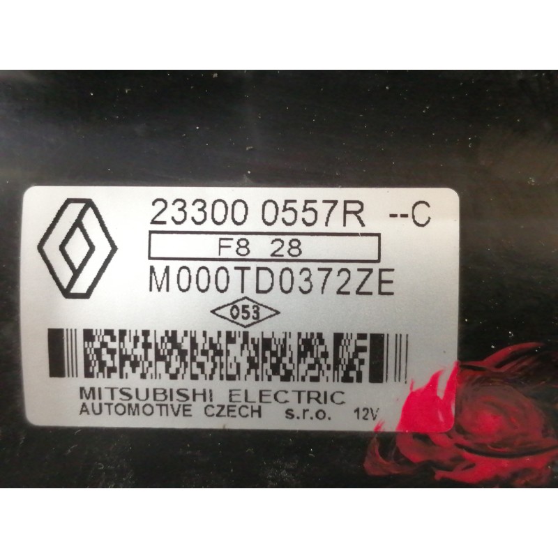 Recambio de motor arranque para dacia sandero stepway referencia OEM IAM 233000557R 233000557RC M000TD0372ZE
