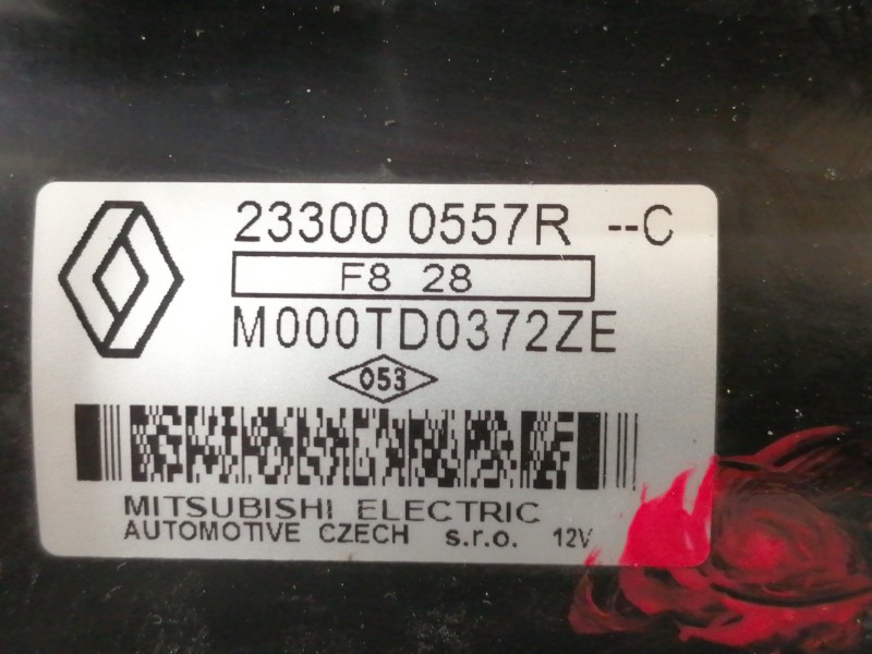 Recambio de motor arranque para dacia sandero stepway referencia OEM IAM 233000557R 233000557RC M000TD0372ZE