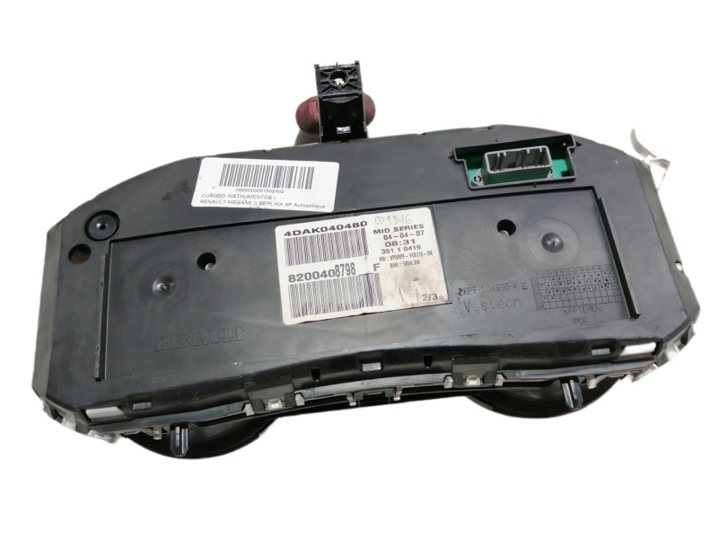 Recambio de cuadro instrumentos para renault megane ii berlina 5p authentique referencia OEM IAM 8200408798  