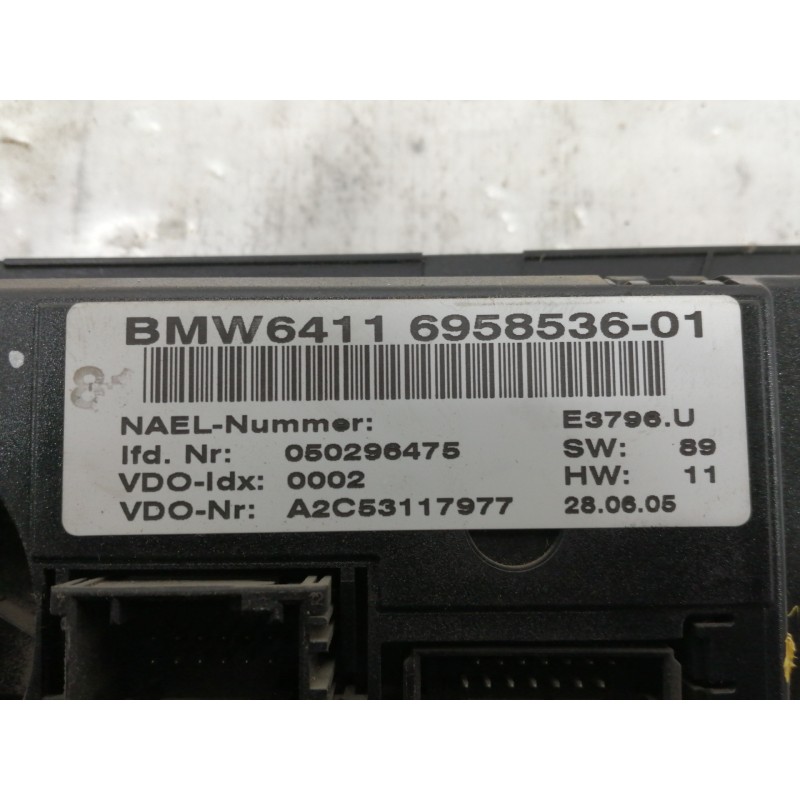 Recambio de mando calefaccion / aire acondicionado para bmw serie 3 berlina (e90) 320d referencia OEM IAM 695853601 A2C53117977 