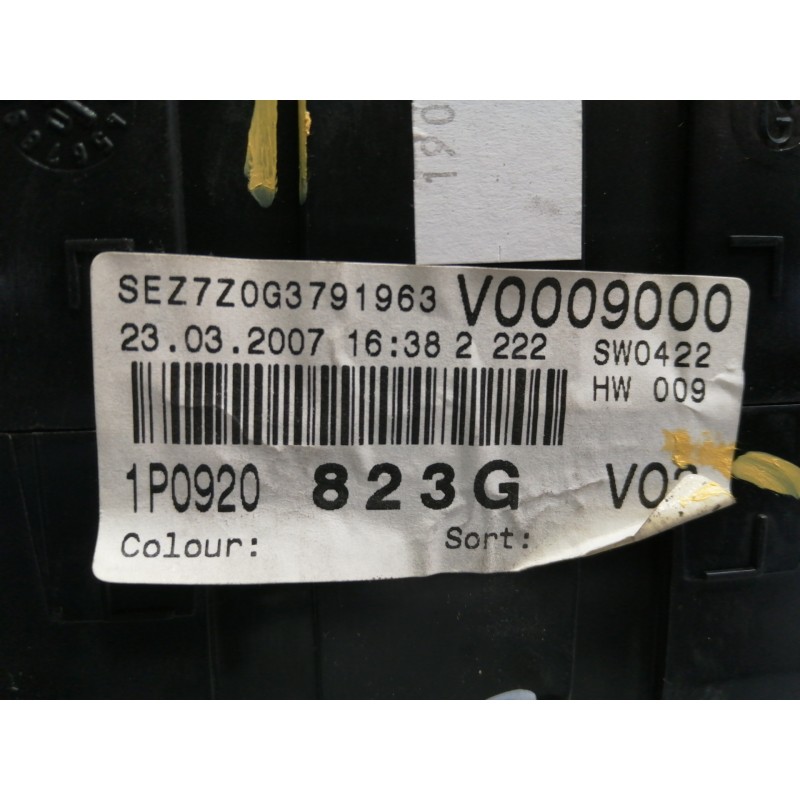 Recambio de cuadro instrumentos para seat leon (1p1) comfort limited referencia OEM IAM 110080280027 A2C53029654 SEZ7Z0G3791963