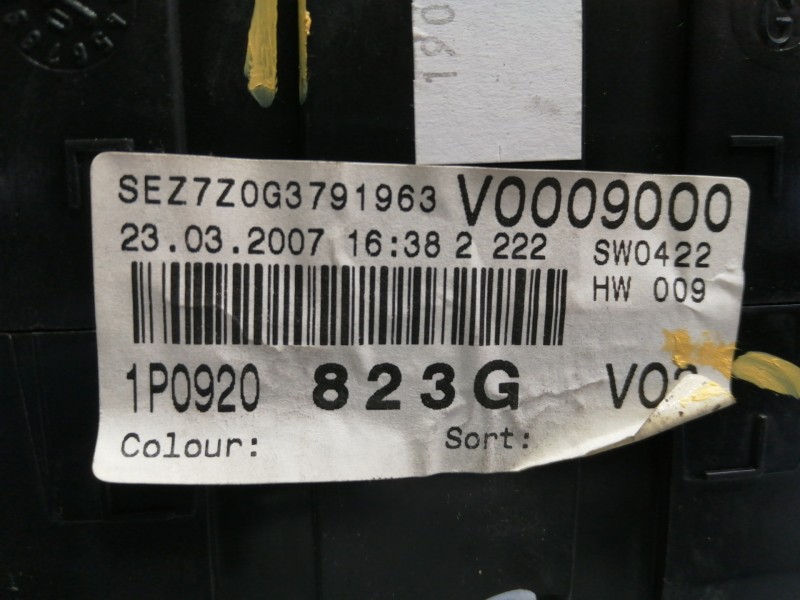 Recambio de cuadro instrumentos para seat leon (1p1) comfort limited referencia OEM IAM 110080280027 A2C53029654 SEZ7Z0G3791963