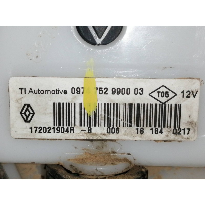 Recambio de aforador para dacia sandero stepway referencia OEM IAM 0974752990003  