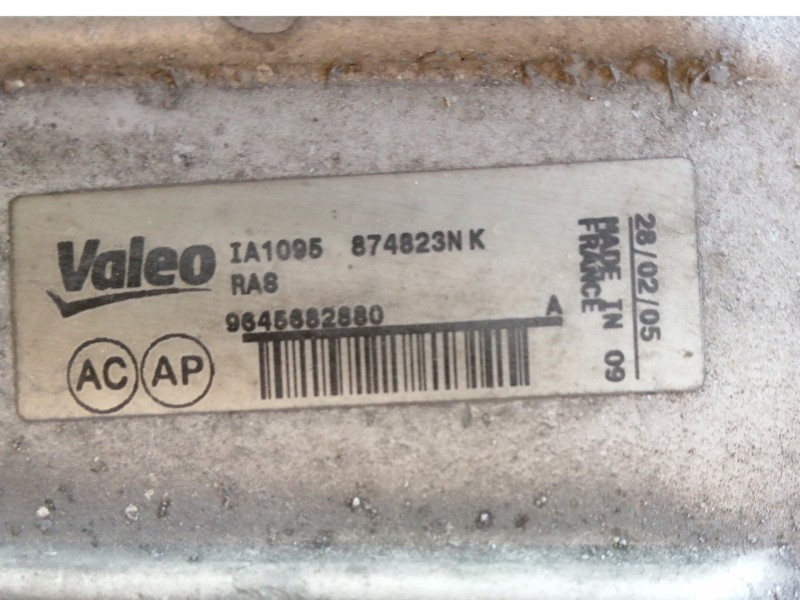 Recambio de intercooler para peugeot 407 st confort referencia OEM IAM 9645682880 874823N IA1095