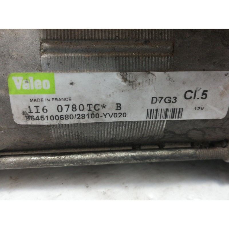 Recambio de motor arranque para peugeot 407 st confort referencia OEM IAM 9645100680 28100YV020 D7G3